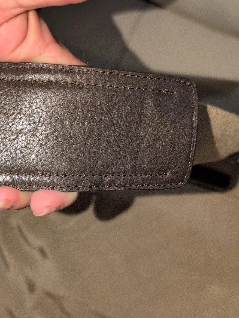 Banana Republic Beige And Brown Laptop Messenger Bag